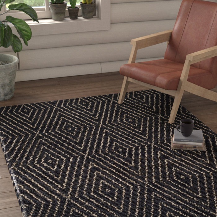 Union Rustic Wilmore Handmade Flatweave Black Rug & Reviews Wayfair